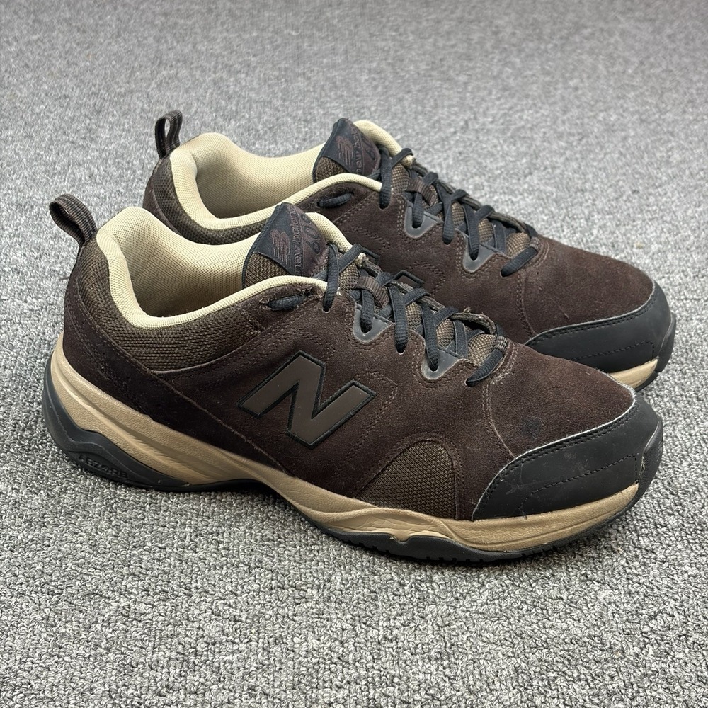New Balance 609v3 Shoes Mens 12 EEEE Wide Brown Suede Walking Comfort Sneakers
